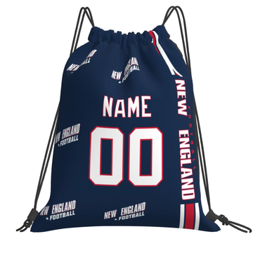 Personalized New England Football Sports Bag - Custom Athletic Gym Duffel for Fans - Antking