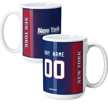 Custom [New York] Mug with Personalized Name - Ceramic Coffee Cup - Antking

