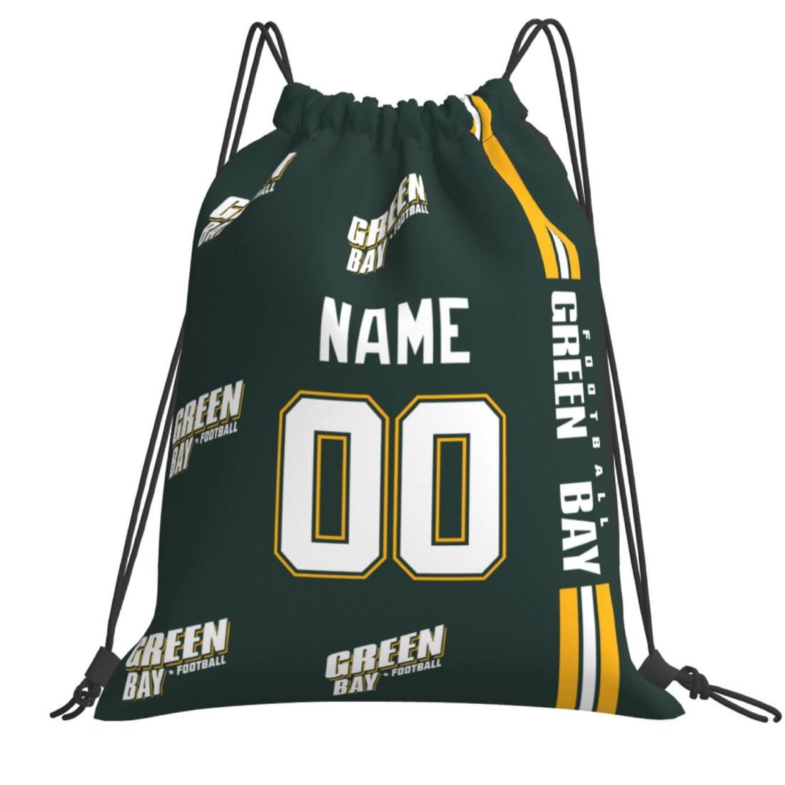 Personalized Green Bay Football Sports Bag - Custom Athletic Gym Duffel for Fans - Antking
