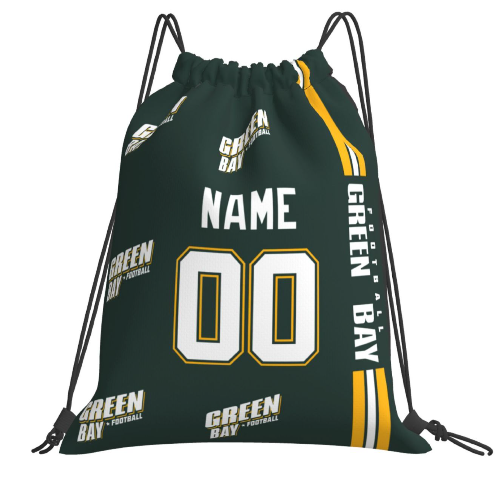 Personalized Green Bay Football Sports Bag - Custom Athletic Gym Duffel for Fans - Antking