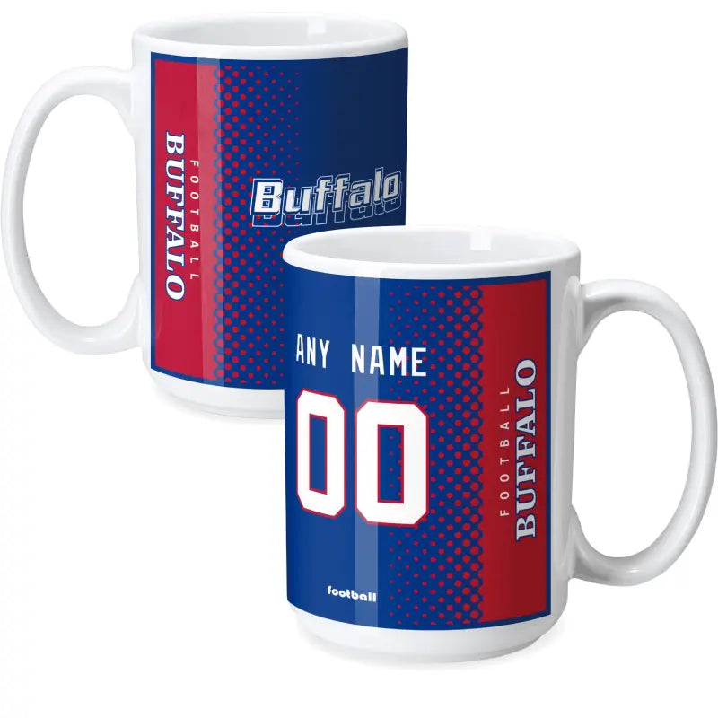 Custom [Buffalo] Mug with Personalized Name - Ceramic Coffee Cup - Antking
