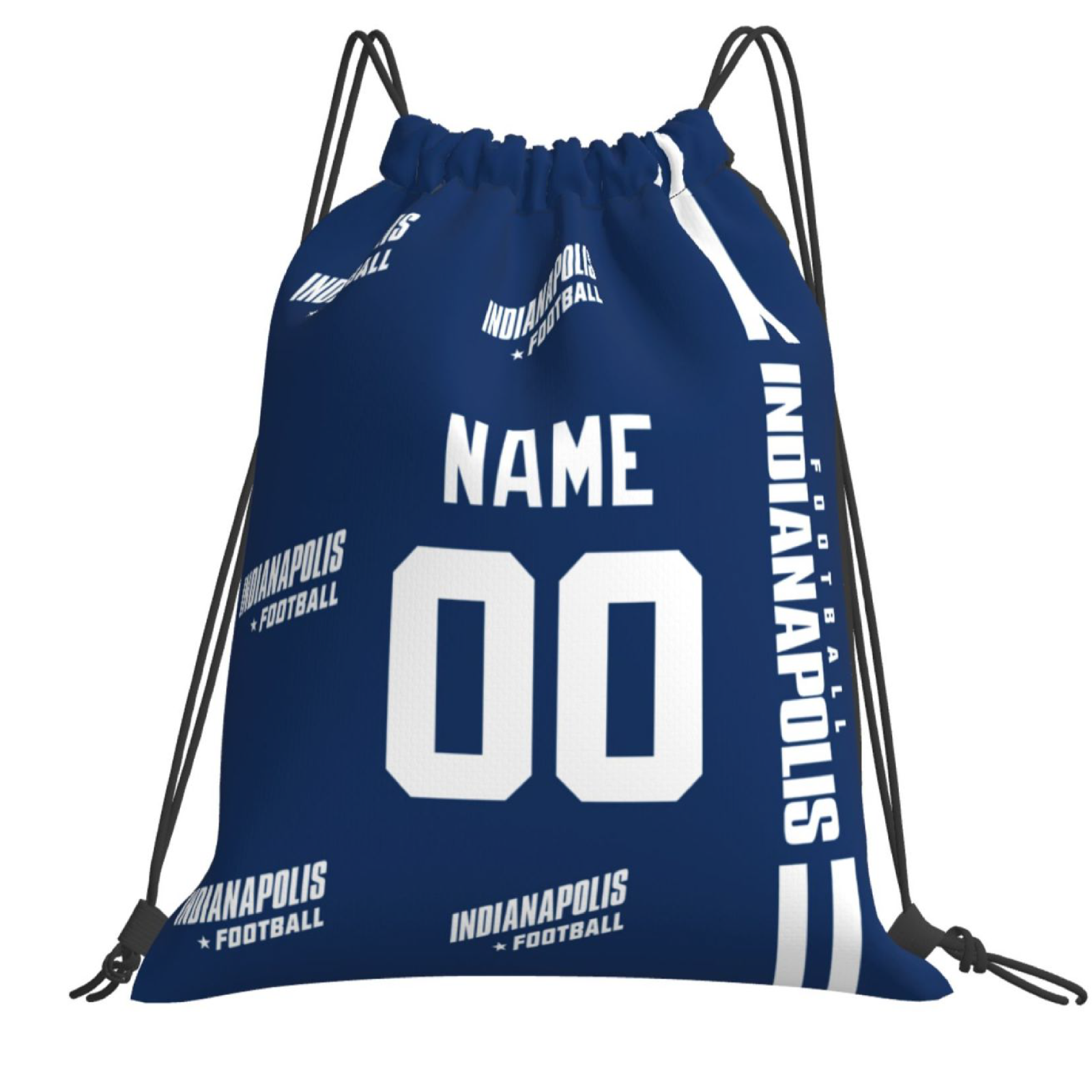 Personalized Indianapolis Football Sports Bag - Custom Athletic Gym Duffel for Fans - Antking