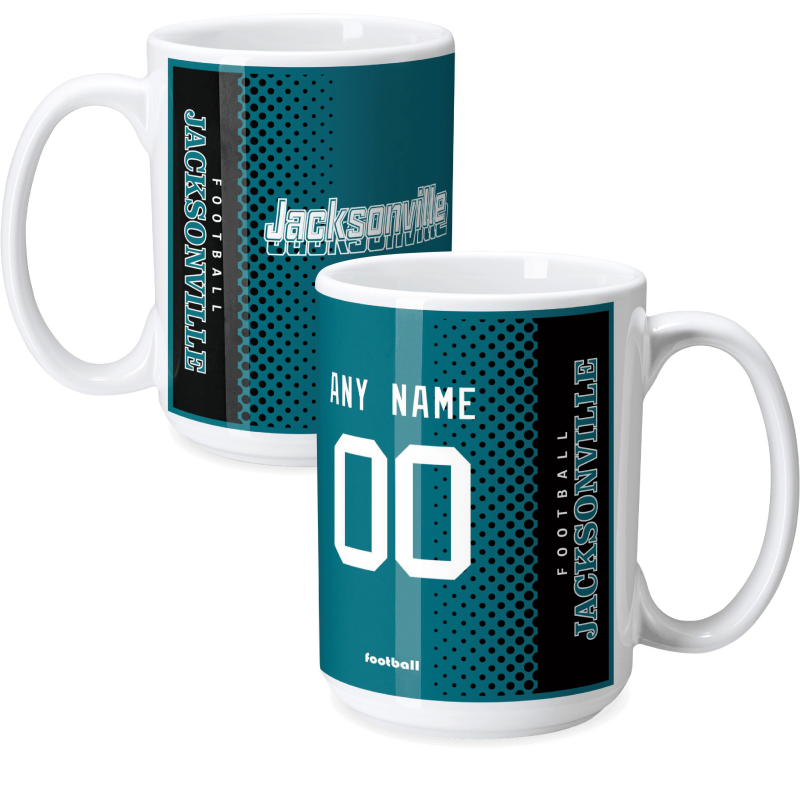 Custom [Jacksonville] Mug with Personalized Name - Ceramic Coffee Cup - Antking
