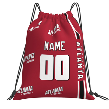 Personalized Atlanta Football Sports Bag - Custom Athletic Gym Duffel for Fans - Antking