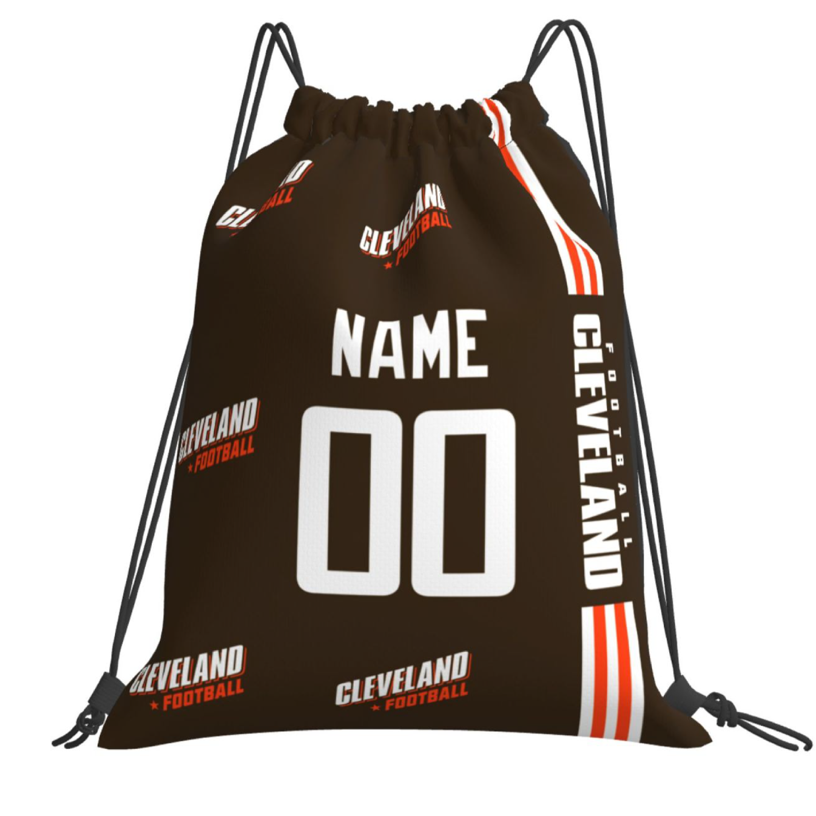 Personalized Cleveland Football Sports Bag - Custom Athletic Gym Duffel for Fans - Antking