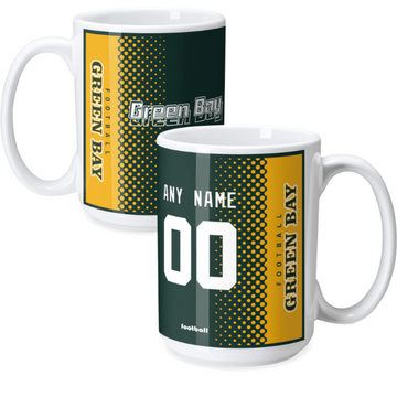 Custom [Green Bay] Mug with Personalized Name - Ceramic Coffee Cup - Antking
