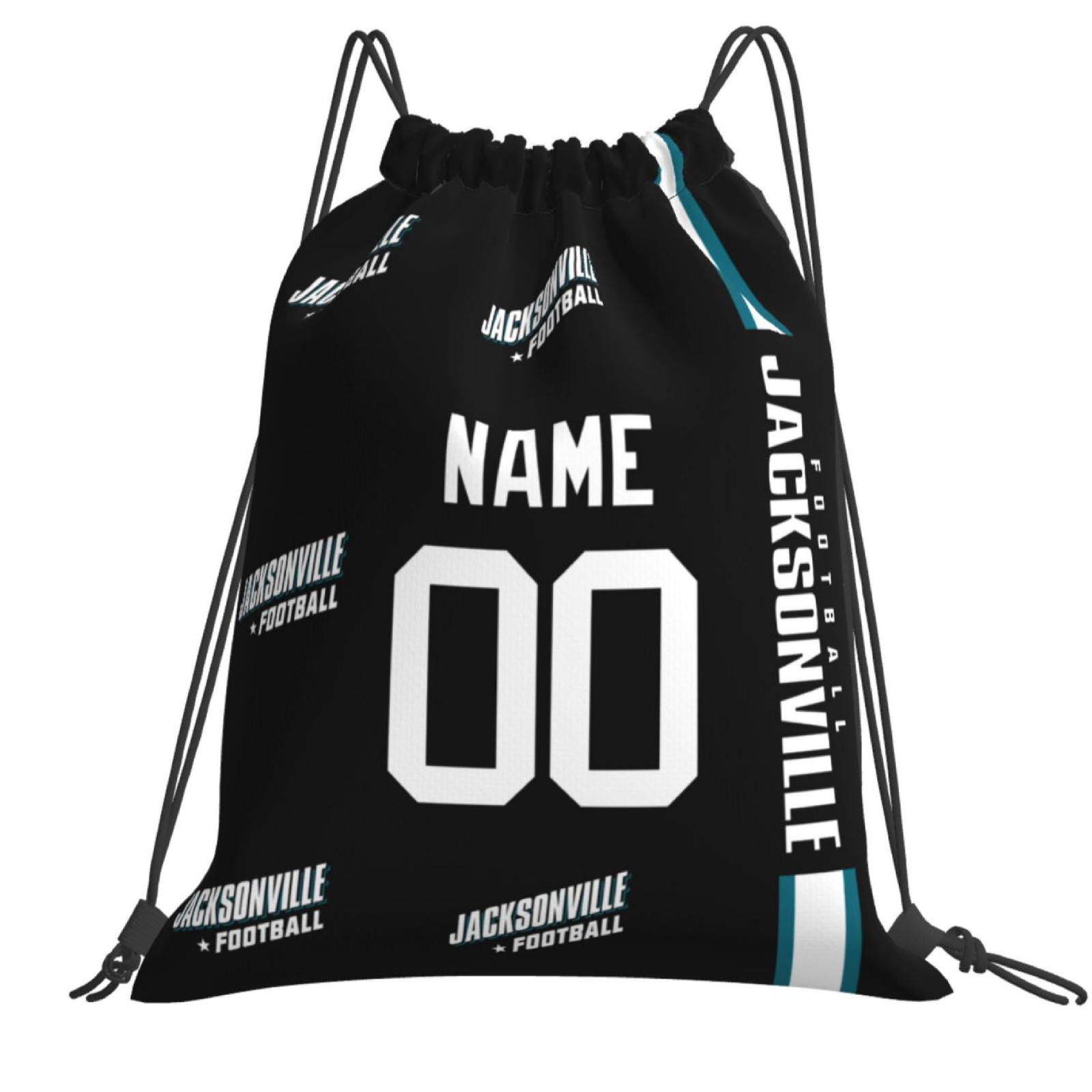 Personalized Jacksonville Football Sports Bag - Custom Athletic Gym Duffel for Fans - Antking