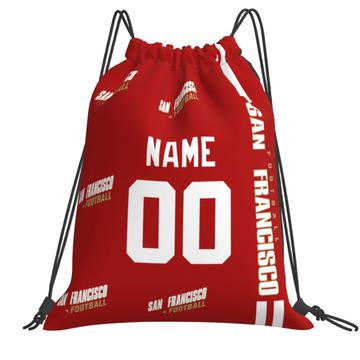 Personalized San Francisco Football Sports Bag - Custom Athletic Gym Duffel for Fans - Antking