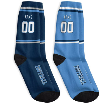 Custom Tennessee Football Socks - Personalized Athletic Fan Crew Socks - Antking