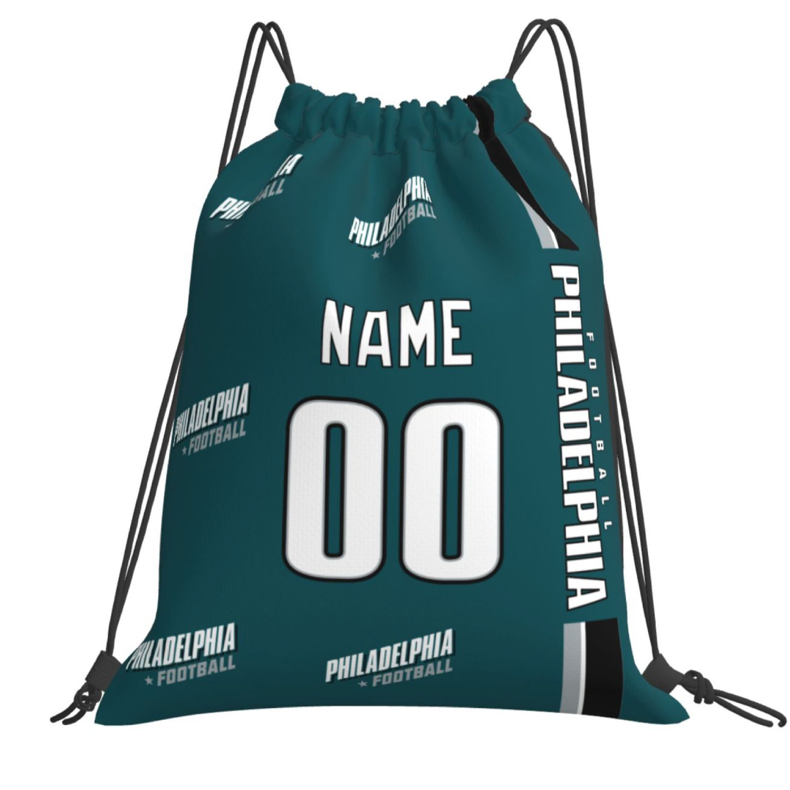 Personalized Philadelphia Football Sports Bag - Custom Athletic Gym Duffel for Fans - Antking
