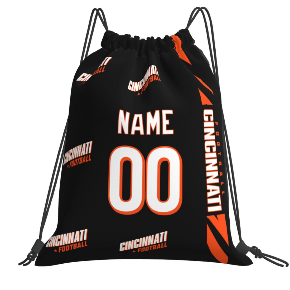 Personalized Cincinnati Football Sports Bag - Custom Athletic Gym Duffel for Fans - Antking