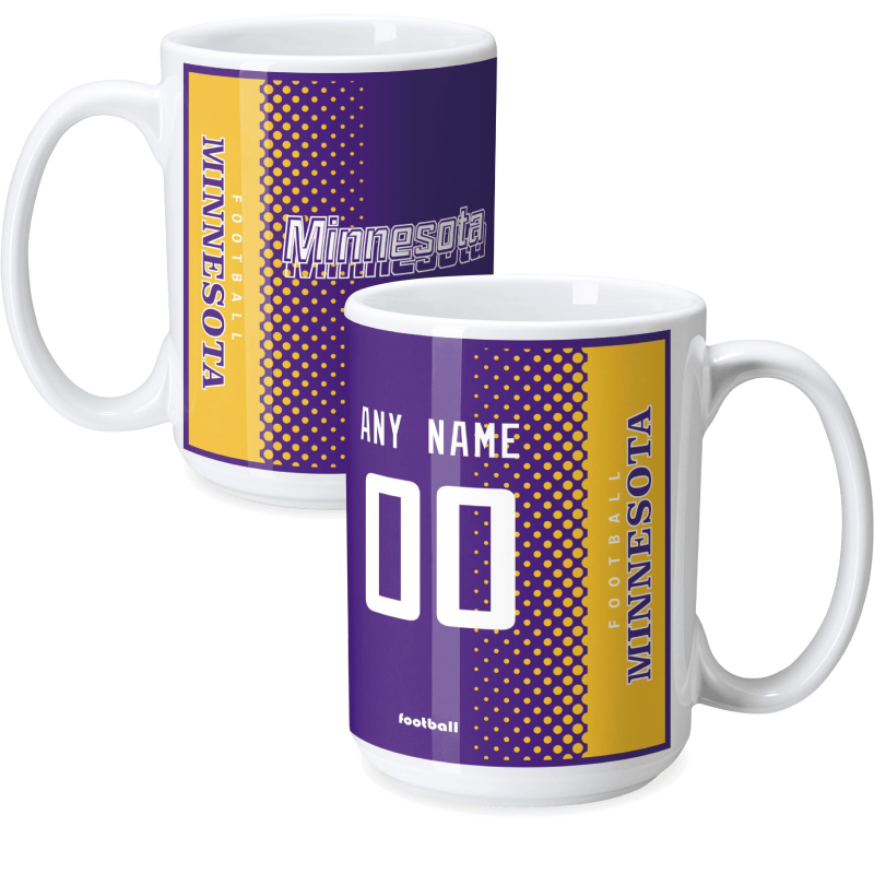 Custom [Minnesota] Mug with Personalized Name - Ceramic Coffee Cup - Antking
