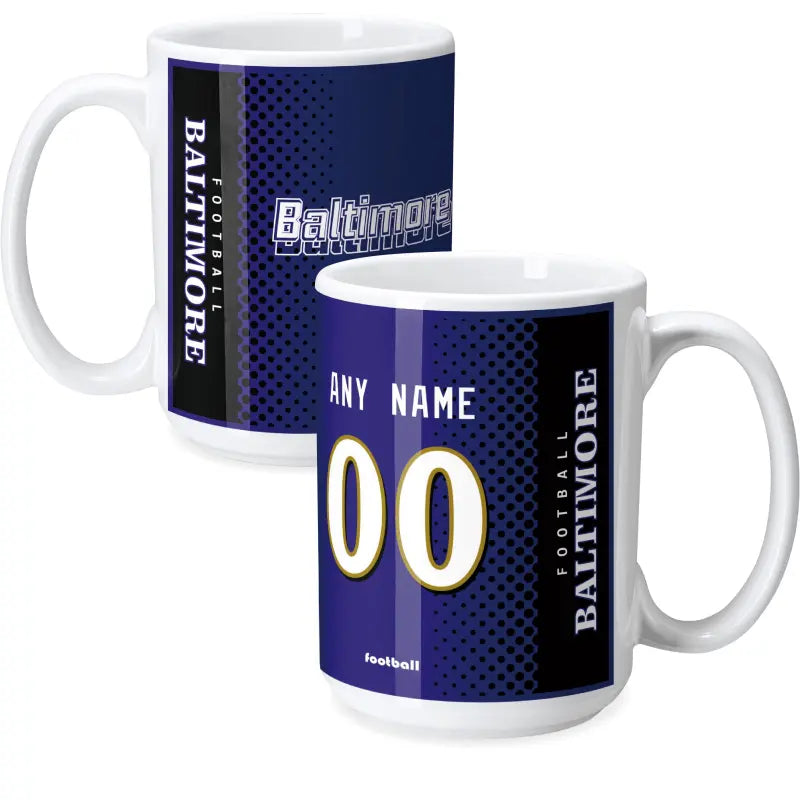 Custom [Baltimore] Mug with Personalized Name - Ceramic Coffee Cup - Antking
