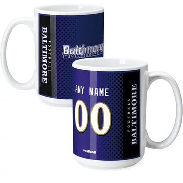 Custom [Baltimore] Mug with Personalized Name - Ceramic Coffee Cup - Antking
