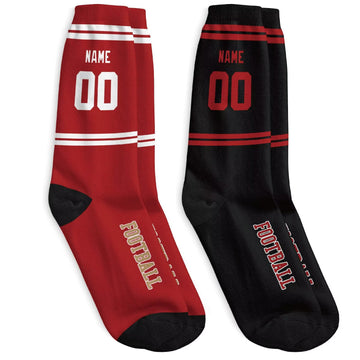 Custom San Francisco Football Socks - Personalized Athletic Fan Crew Socks - Antking