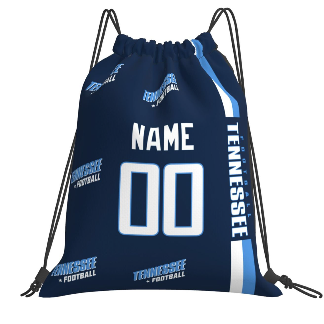 Personalized Tennessee Football Sports Bag - Custom Athletic Gym Duffel for Fans - Antking