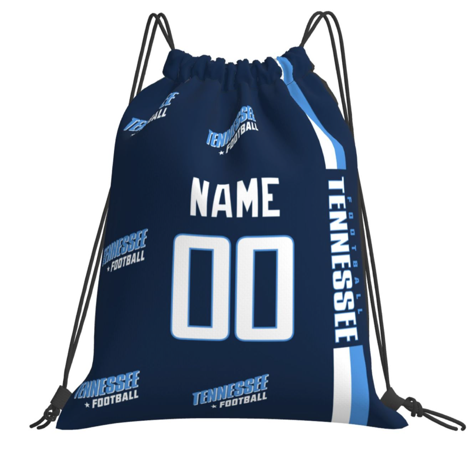 Personalized Tennessee Football Sports Bag - Custom Athletic Gym Duffel for Fans - Antking