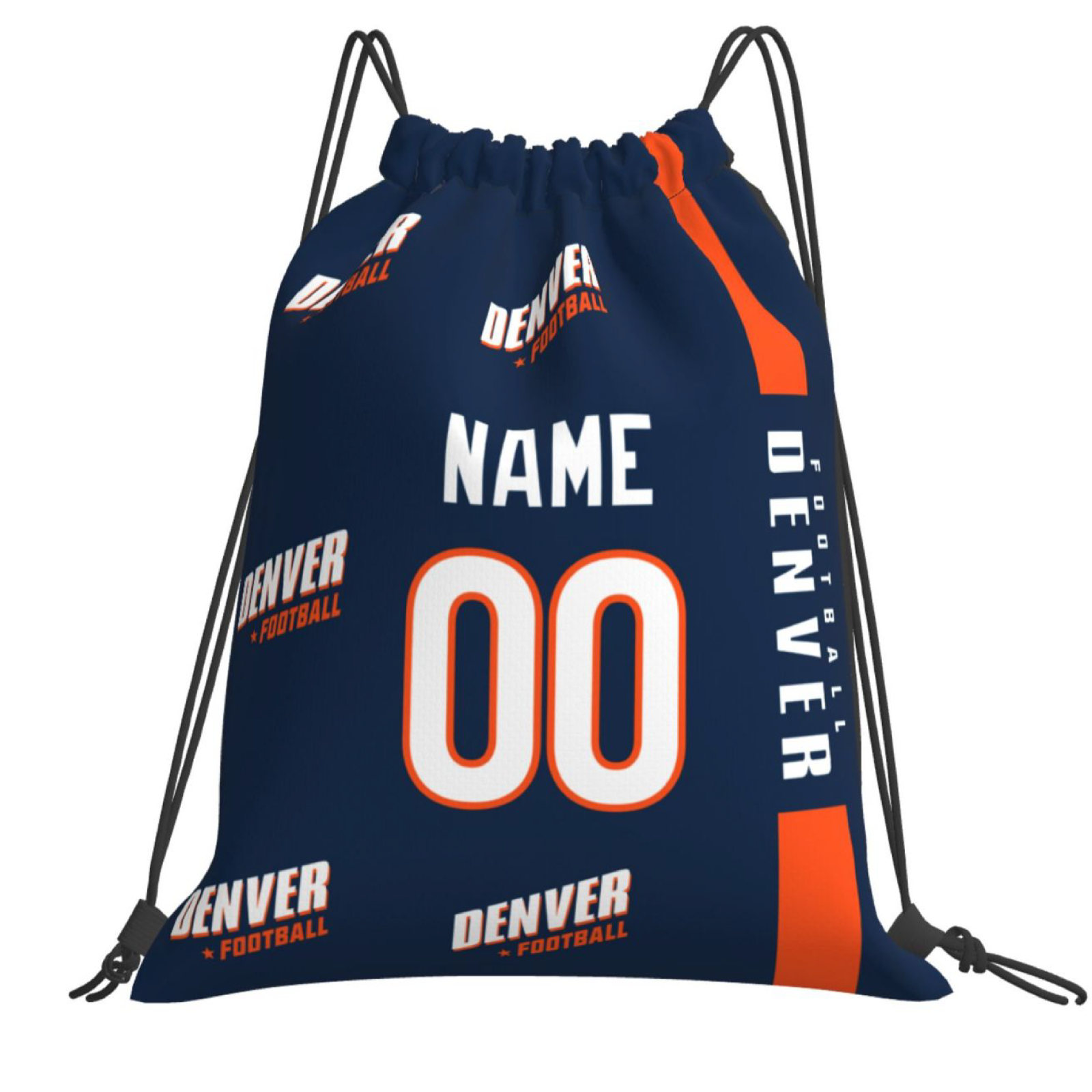 Personalized Denver Football Sports Bag - Custom Athletic Gym Duffel for Fans - Antking