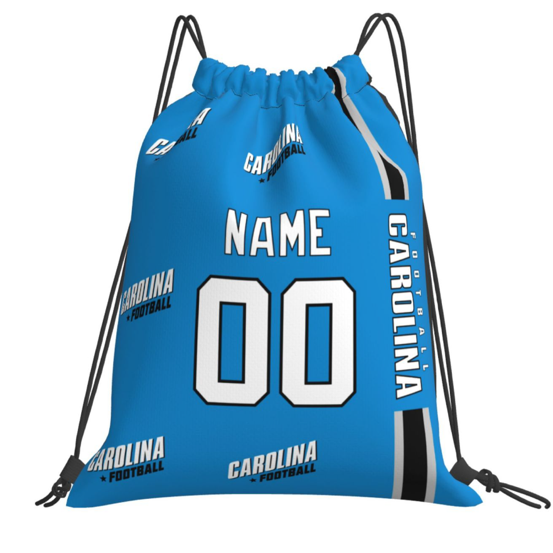 Personalized Carolina Football Sports Bag - Custom Athletic Gym Duffel for Fans - Antking