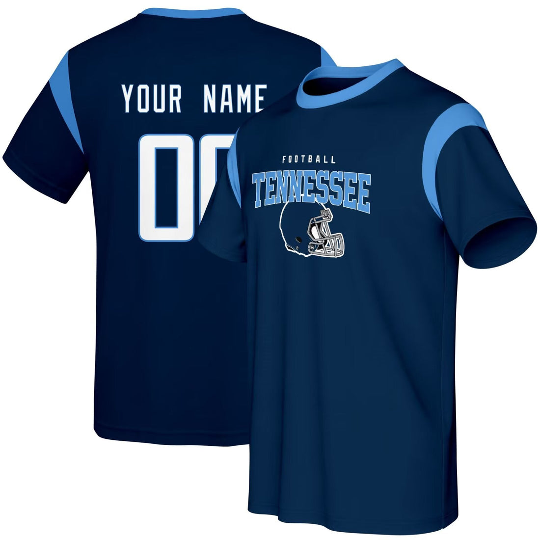 ANTKING Tennessee T Shirt Crewneck Short Sleeve Custom Name Number for Men Youth Gifts ANTKING