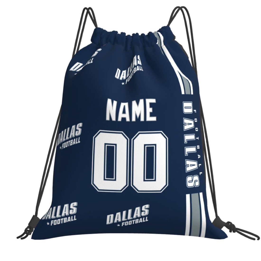 Personalized Dallas Football Sports Bag - Custom Athletic Gym Duffel for Fans - Antking