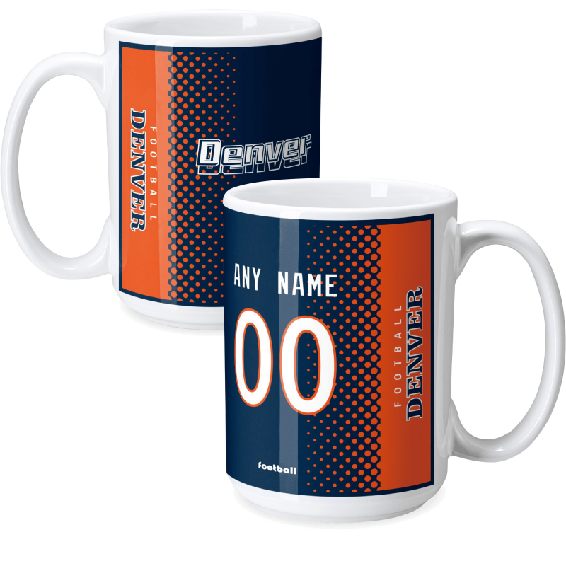 Custom [Denver] Mug with Personalized Name - Ceramic Coffee Cup - Antking

