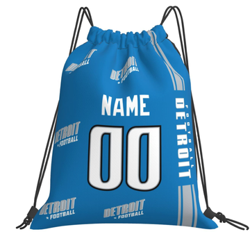 Personalized Detroit Football Sports Bag - Custom Athletic Gym Duffel for Fans - Antking