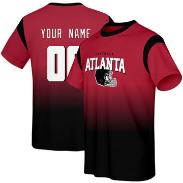 ANTKING Atlanta T Shirt Crewneck Short Sleeve Custom Name Number for Men Youth Gifts ANTKING