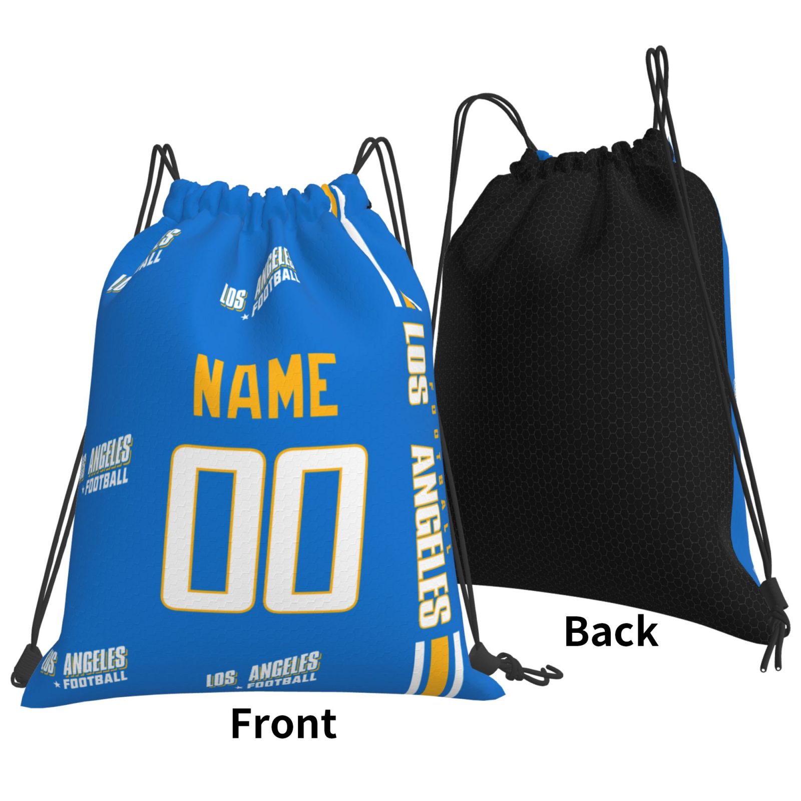 ANTKING Los Angeles Drawstring Bags Custom any Name and Number Backpack for Men Youth Boy Gifts ANTKING