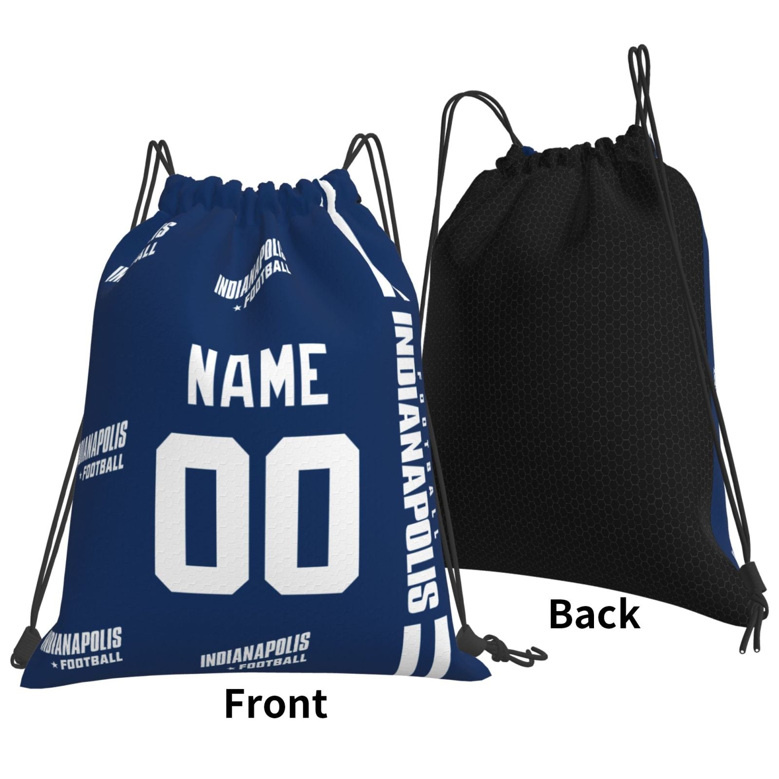 ANTKING Indianapolis Drawstring Bags Custom any Name and Number Backpack for Men Youth Boy Gifts ANTKING