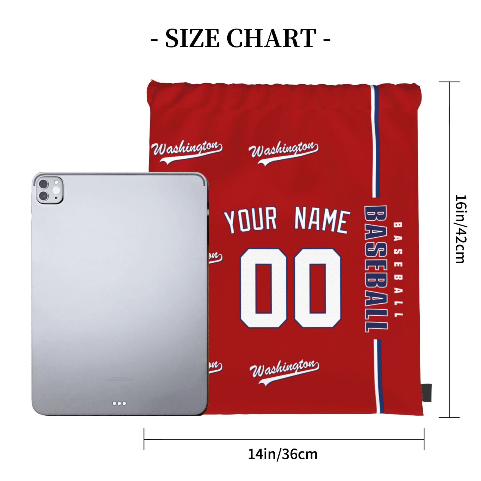 ANTKING W Drawstring Bags Backpack Custom any Name and Number for Men Women Boy Gifts ANTKING