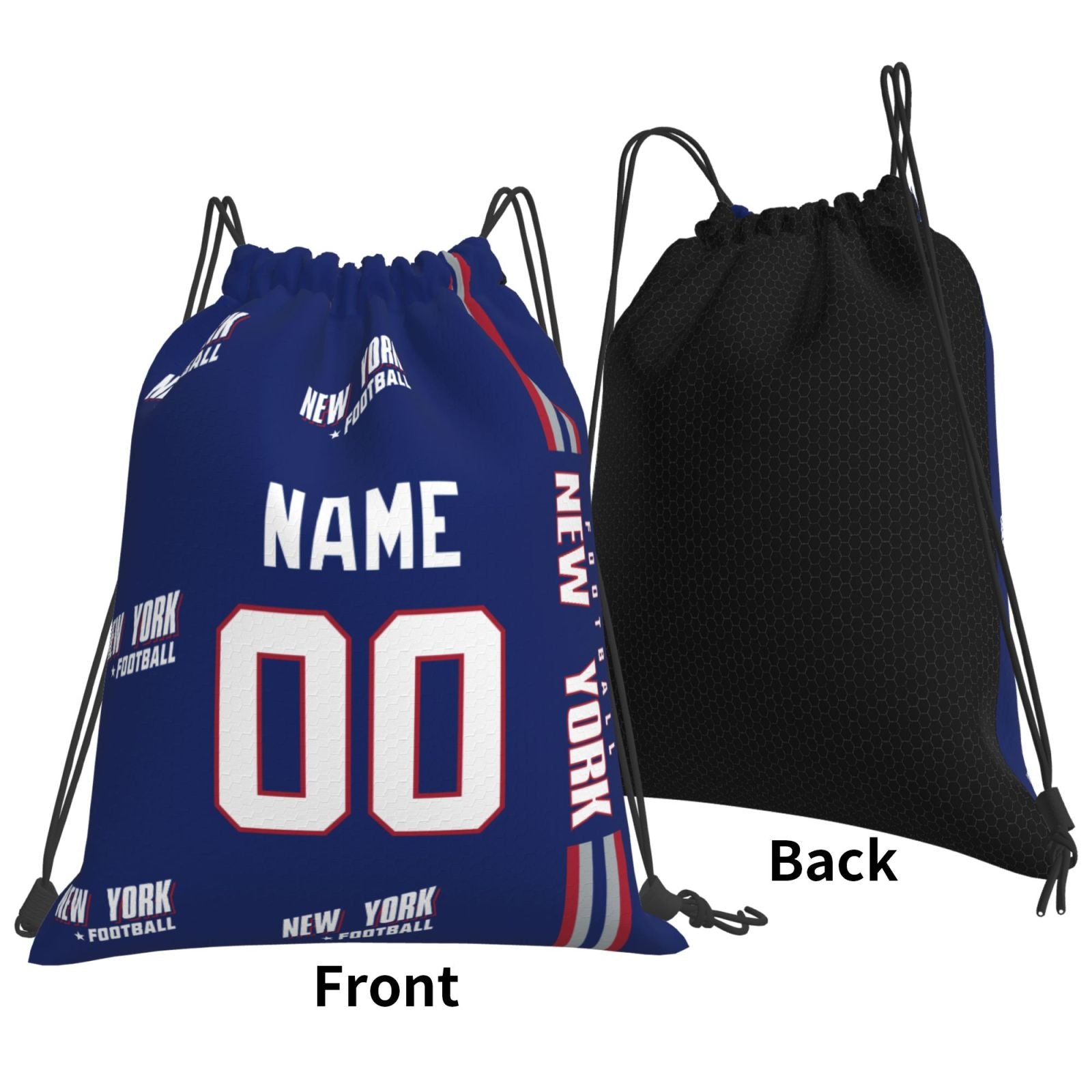 ANTKING New York Drawstring Bags Custom any Name and Number Backpack for Men Youth Boy Gifts ANTKING