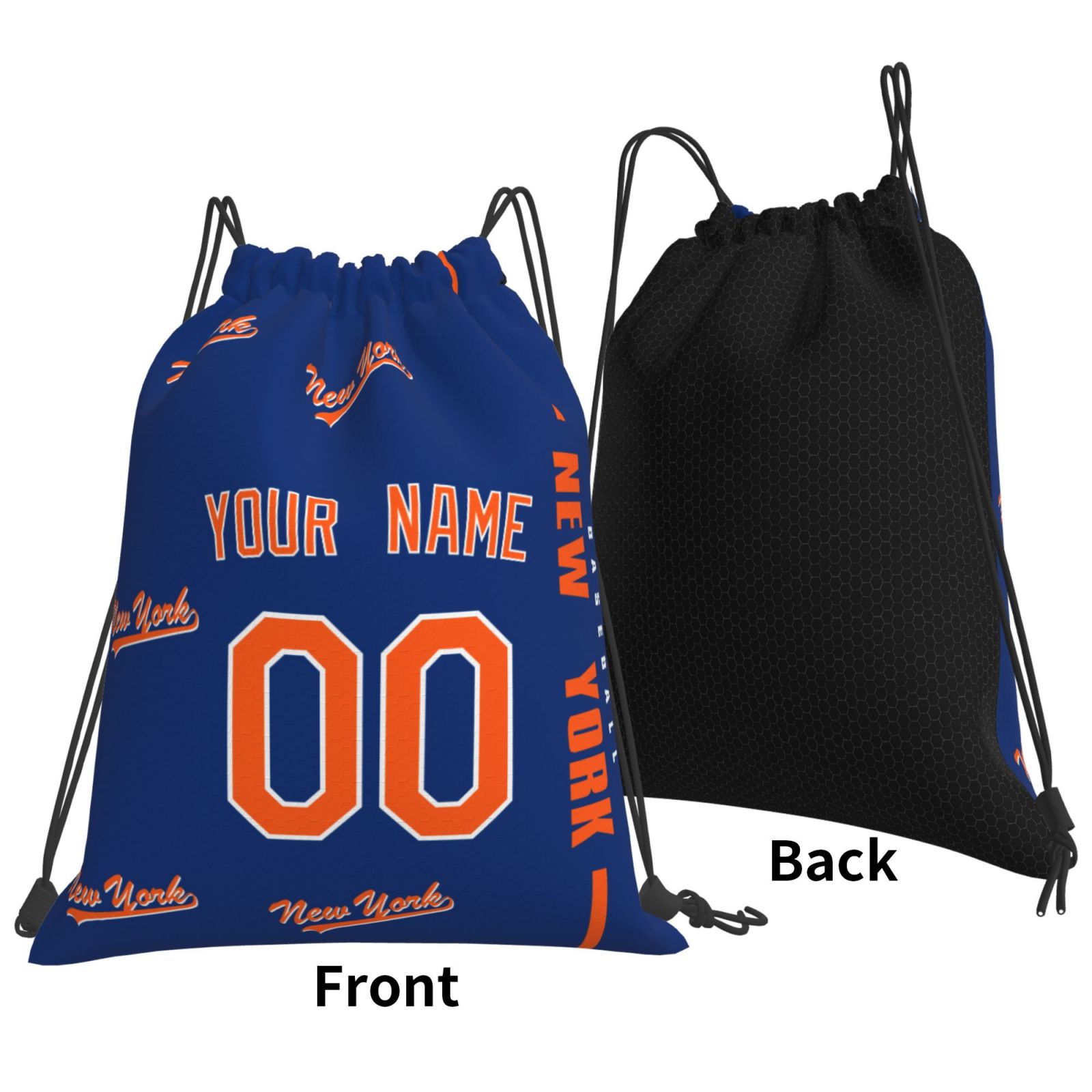 ANTKING New York Drawstring Bags Backpack Custom any Name and Number for Men Women Boy Gifts ANTKING