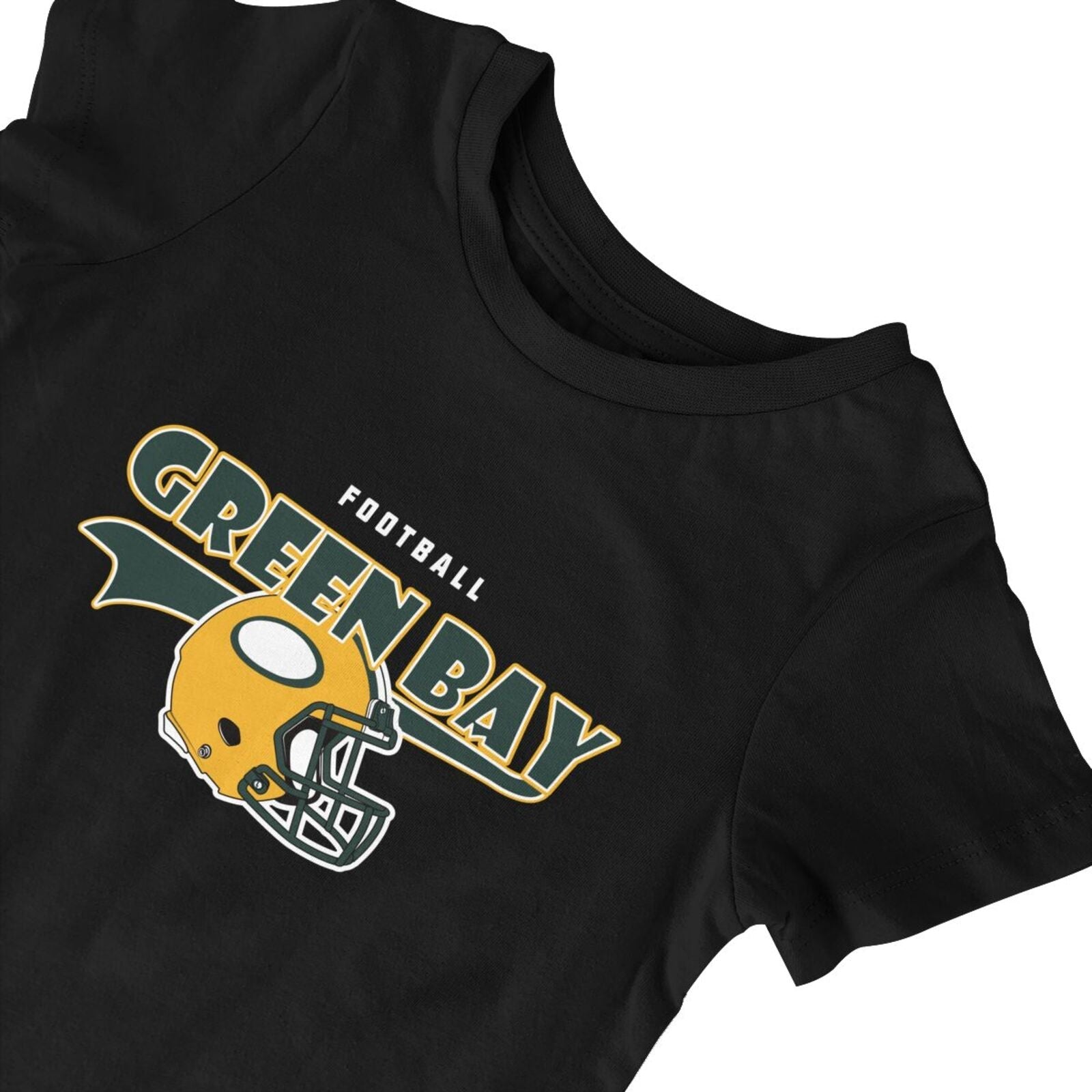 Personalized Green Bay Baby Football Bodysuit - Custom Name & Number - Antking ANTKING