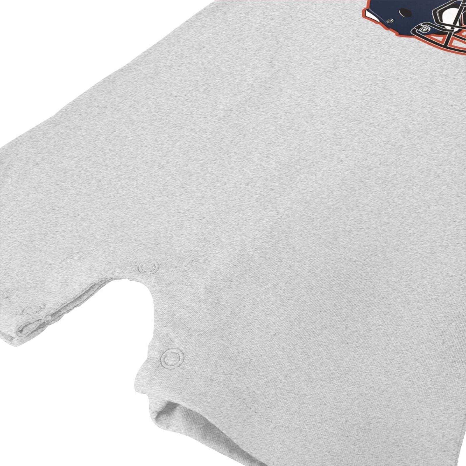 Personalized Chicago Baby Football Bodysuit - Custom Name & Number - Antking ANTKING