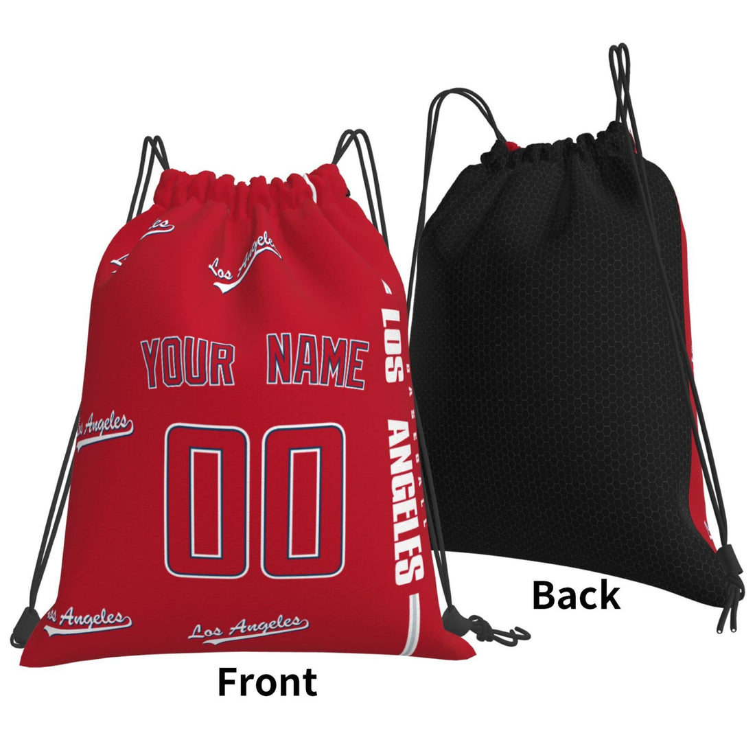 Personalized Los Angeles A Baseball Sports Bag - Custom Team Duffel Travel Bag - Antking
