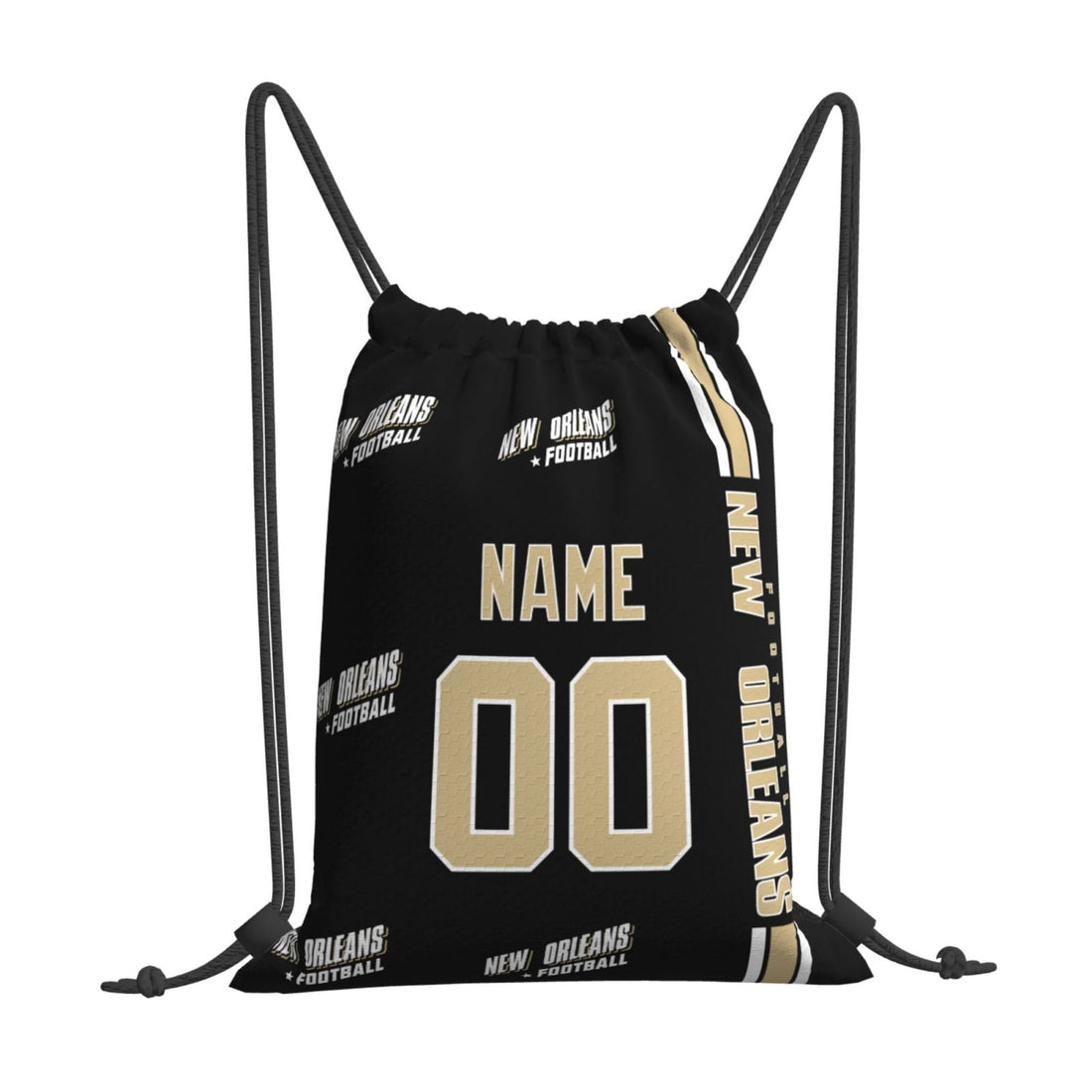 Personalized New Orleans Football Sports Bag - Custom Athletic Gym Duffel for Fans - Antking